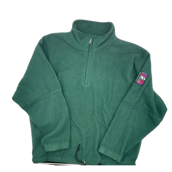 GAP Other - Vintage GAP Alpine Series Downhill LT Patch Fleece Sweatshirt 90s Green XL #C257